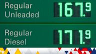 Fuel prices displayed at a BP petrol station at Warwick Services, Warwickshire. Average UK petrol prices have exceeded £1.51 for the first time. The typical cost of a litre of petrol at UK forecourts was 150.65p on Saturday and 151.25p on Sunday, according to figures from data firm Experian Catalist. Picture date: Wednesday March 2, 2022.
