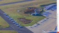 File Image -  Lines of executive jets at Farnborough Airport, Hampshire

Nov 2016