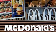 FILE PHOTO: Customers are seen at a McDonald's fast food restaurant in Tokyo, Japan, September 26, 2017.