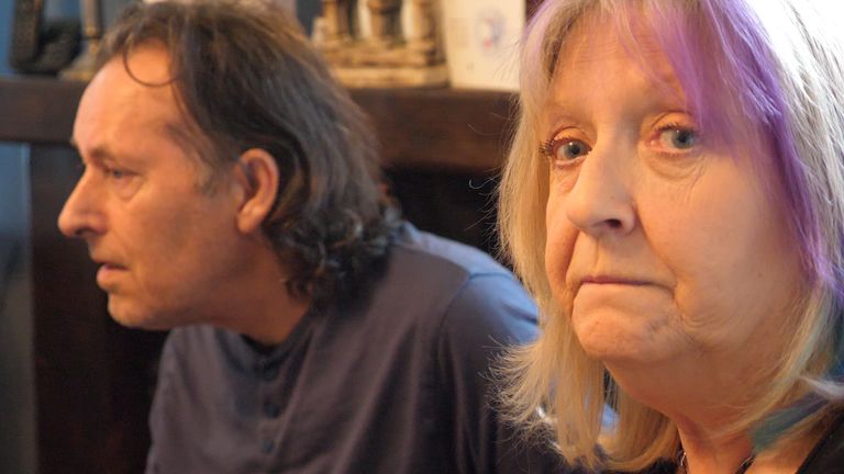 Lorraine Baker-Lynch and her husband Robert from St Austell 