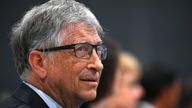 Bill Gates during a session on 'Accelerating clean technology innovation and deployment' with world leaders and individuals from the private sector during the Cop26 summit at the Scottish Event Campus (SEC) in Glasgow. Picture date: Tuesday November 2, 2021.