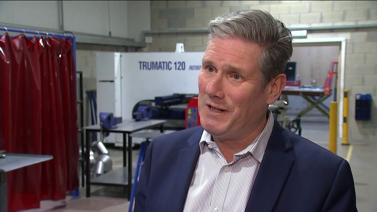 Keir Starmer says the energy strategy is a 'cobbled together list' and leaves out insulating homes to reduce energy costs for those caught in the the cost of living crisis.