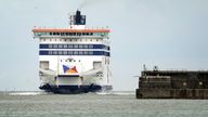 The Spirit of Britain arriving in Dover last Wednesday