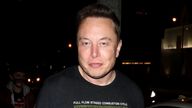 Elon Musk, CEO of Tesla and SpaceX. Pic: AP