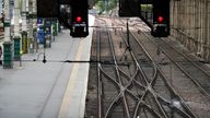 A quiet platform at Waverley Station in Edinburgh, as train services continue to be disrupted following the nationwide strike by members of the Rail, Maritime and Transport union in a bitter dispute over pay, jobs and conditions. Picture date: Thursday June 23, 2022.