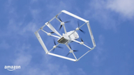 Amazon went through dozens of drone prototypes before settling on the hexagonal design