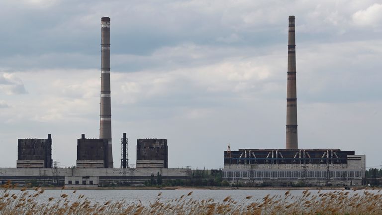 The Vuhlehirska power station 