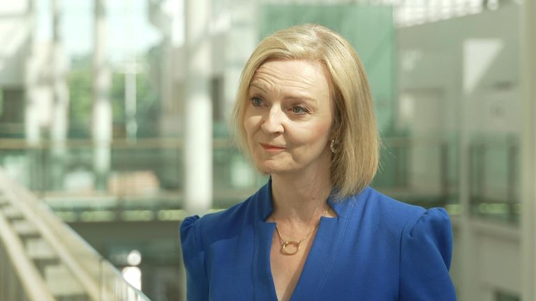 Tory leadership candidate Liz Truss says 