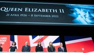 The Labour leadership joins in singing the national anthem at the party's conference in Liverpool