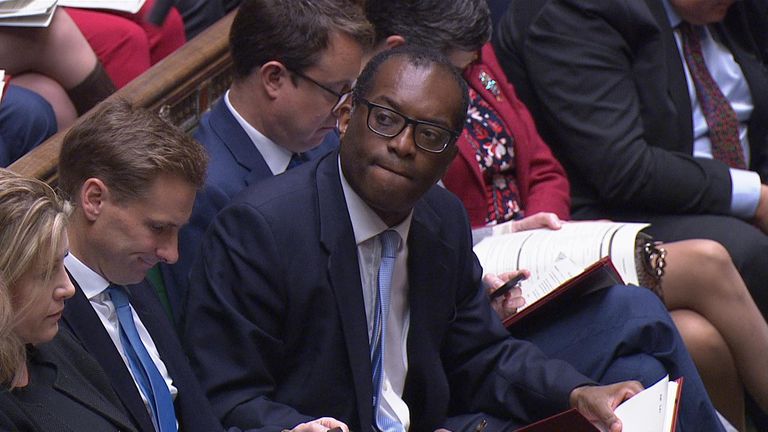 Chancellor of the Exchequer Kwasi Kwarteng