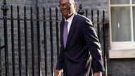 Kwasi Kwarteng says that Britain has more room to borrow than other countries as they have a bigger share of public debt to economic output
PIC:AP