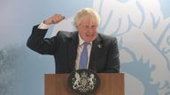 Boris Johnson gives one of his last speeches as Prime Minister.