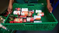 Stocks of food at the Trussell Trust Brent Foodbank, Neasden, London.
Picture by: Jonathan Brady/PA Archive/PA Images
Date taken: 26-Apr-2016