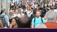 Shoppers on Oxford Street in central London.
Picture by: John Stillwell/PA Archive/PA Images
Date taken: 22-Jul-2015