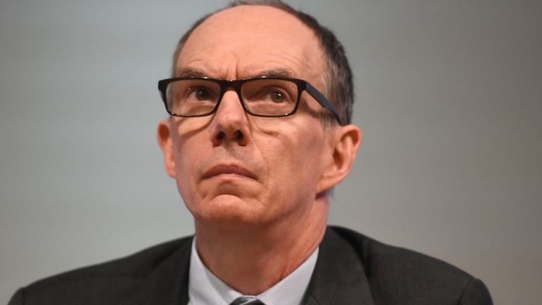 Bank of England Deputy Governor for Markets and Banking, Dave Ramsden attends a Bank of England news conference, in the City of London, Britain November 1, 2018.