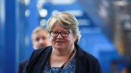 British Health Secretary Therese Coffey attends Britain's Conservative Party's annual conference in Birmingham, Britain, October 3, 2022. REUTERS/Hannah McKay
