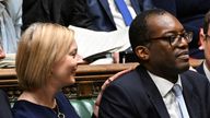 Liz Truss and Kwasi Kwarteng during the mini budget