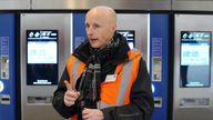 Transport for London commissioner Andy Byford during a walk-through of Paddington Elizabeth Line Station. Picture date: Monday March 14, 2022.
