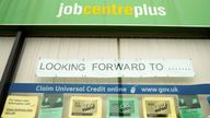 Job adverts are seen in the window of a job centre following the outbreak of the coronavirus disease (COVID-19), in Manchester, Britain, July 8, 2020. REUTERS/Phil Noble
