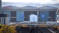 A view of the BAE Systems yard in Govan, Glasgow