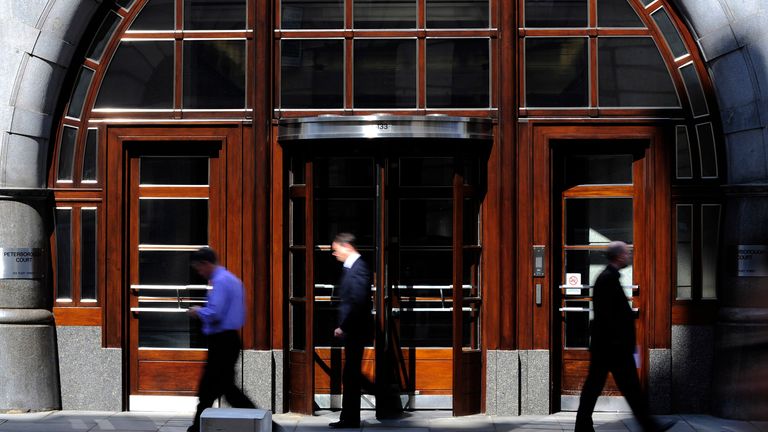 Goldman Sachs offices in central London