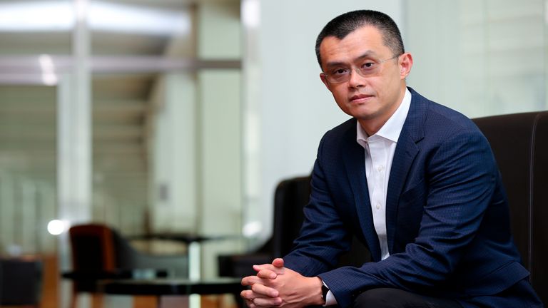 Binance founder and chief executive Zhao Changpeng, photographed on 12 July 2021. (Singapore Press via AP Images)

