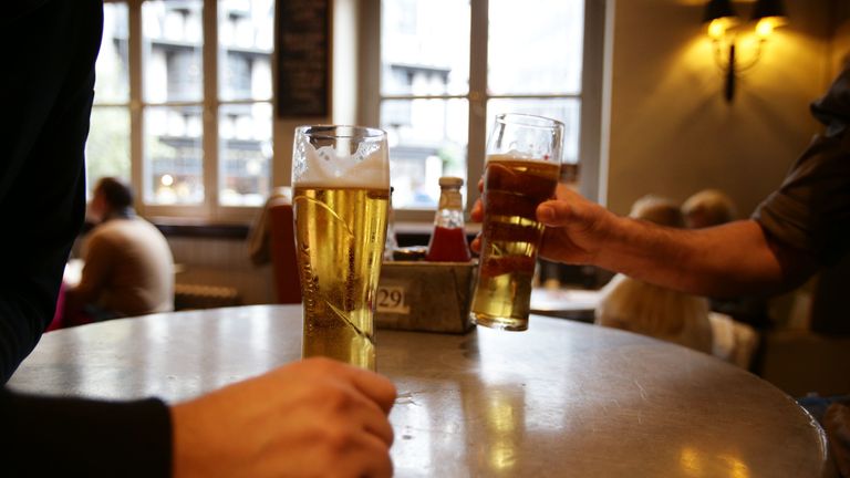 EMBARGOED TO 0001 MONDAY DECEMBER 5 File photo dated 18/04/14 of drinks in a pub, as many pubs and breweries across the UK will be forced to shut their doors for good as they face rocketing losses without further energy support, industry bosses have warned.