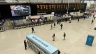 Travellers at Waterloo station in London, during a strike by members of the Rail, Maritime and Transport union (RMT), in a long-running dispute over jobs and pensions. Picture date: Tuesday January 3, 2023.