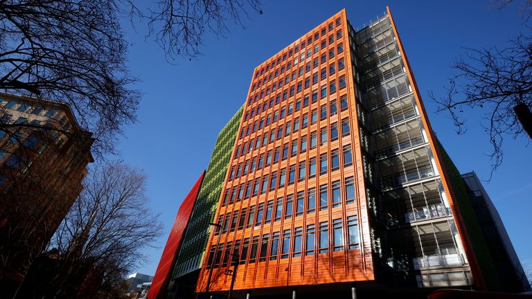 A view of Google's offices in the Central Saint Giles development in London, Britain, January 14, 2022. REUTERS/John Sibley
