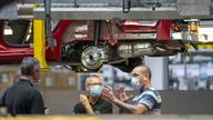 Generic stock pictures of the Astra assembly line at Vauxhall's plant in Ellesmere Port, Cheshire. Picture date: Tuesday July 6, 2021.