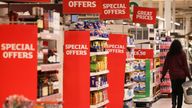 A employee walks inside a Sainsbury’s supermarket in Richmond, west London, Britain, June 27, 2022. Picture taken June 27, 2022. REUTERS/Henry Nicholls