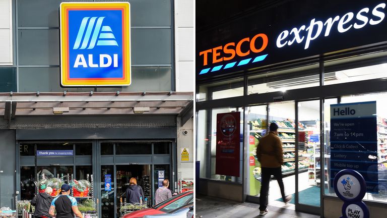 Aldi and Tesco