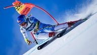 06 February 2023, France, Courchevel: Alpine skiing: World Cup: Combined, women: Mikaela Shiffrin, USA, skis in the first event of the Alpine combined, the super-G. The World Ski Championships will be held in Courchevel and Meribel in the French Alps Photo by: Michael Kappeler/picture-alliance/dpa/AP Images. Pic: AP