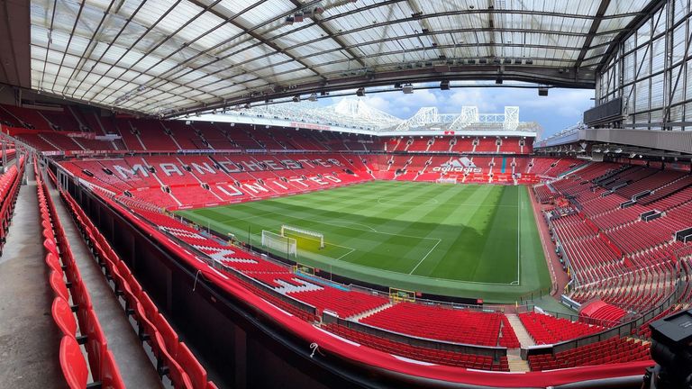 Manchester United's Old Trafford stadium