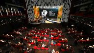 Guests attend the 46th Cesar Award ceremony on Friday, March 12, 2021 in Paris. (Bertrand Guay, Pool via AP)