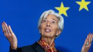 President of the European Central Bank (ECB) Christine Lagarde