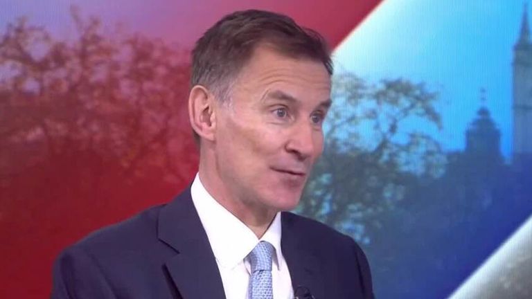 Jeremy Hunt Sophy Ridge