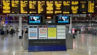 The scene at London Paddington train station, during a strike by members of the Rail, Maritime and Transport union (RMT), in a long-running dispute over jobs and pensions. Picture date: Tuesday January 3, 2023.