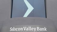 A Silicon Valley Bank sign is shown at the company's headquarters in Santa Clara, Calif., Friday, March 10, 2023.  The Federal Deposit Insurance Corporation is seizing the assets of Silicon Valley Bank, marking the largest bank failure since Washington Mutual during the height of the 2008 financial crisis. The FDIC ordered the closure of Silicon Valley Bank and immediately took position of all deposits at the bank Friday. (AP Photo/Jeff Chiu)