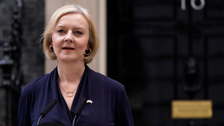 Liz Truss said she was never given a 'chance'. Pic: AP