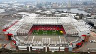 Manchester United's Old Trafford stadium