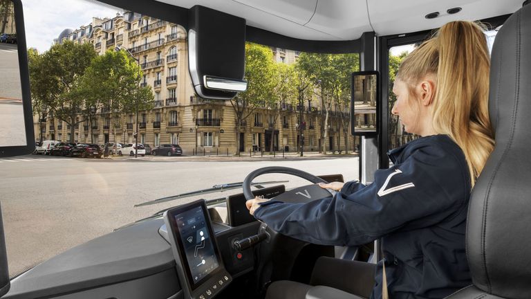 The central driving position meant the vehicles were suitable for use on the continent as well at in the UK