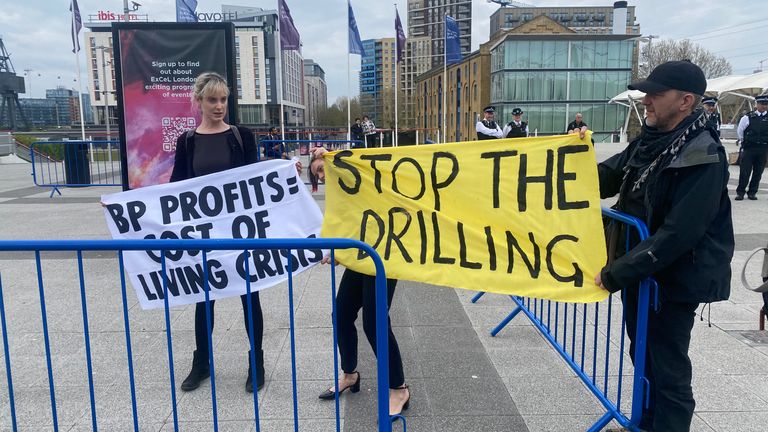 Climate change protesters target BP's annual shareholder meeting in April