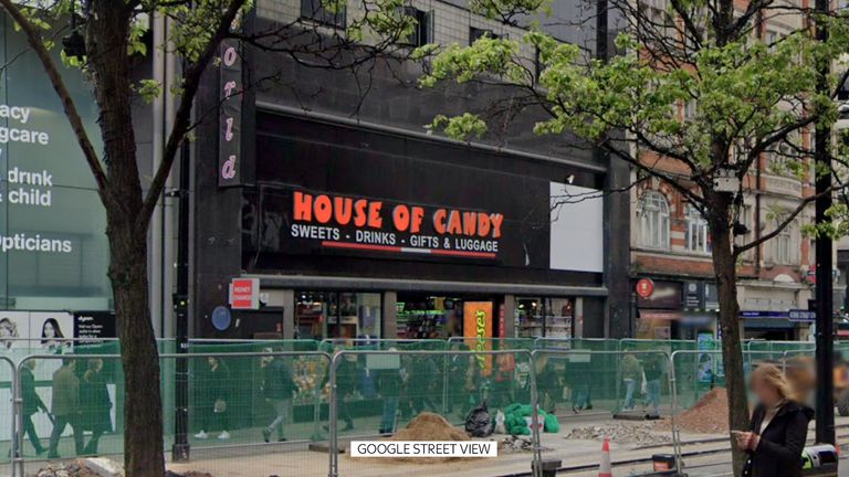 An American candy store on 363 Oxford Street, London, where HMV had a store until 2019. 