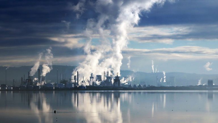 A general view of the Grangemouth Oil Refinery, on the Firth of Forth, near Falkirk, Scotland. PRESS ASSOCIATION Photo. Picture date: Friday December 2, 2016. Photo credit should read: Jane Barlow/PA Wire