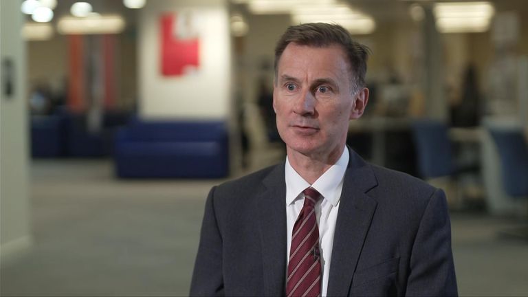 Chancellor Jeremy Hunt