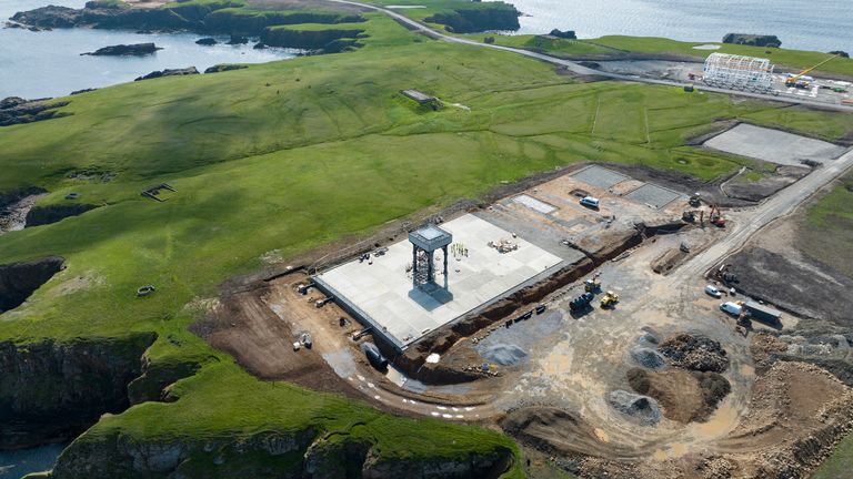 The SaxaVord spaceport in Unst. Pic: SaxaVord