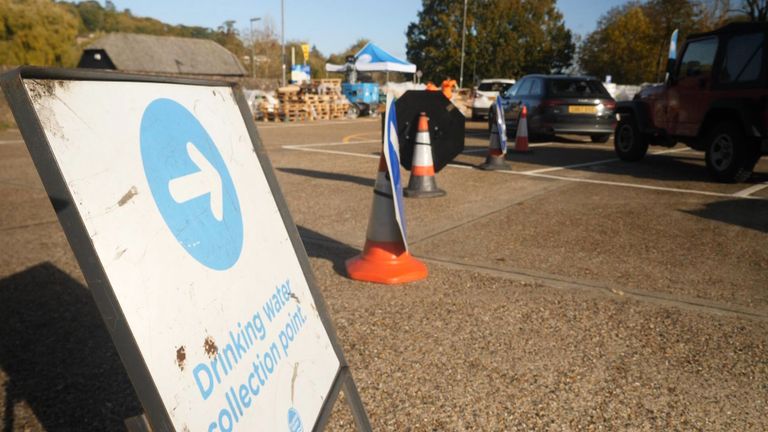 Water shortages have hit Surrey after Storm Ciaran disrupts treatment plants