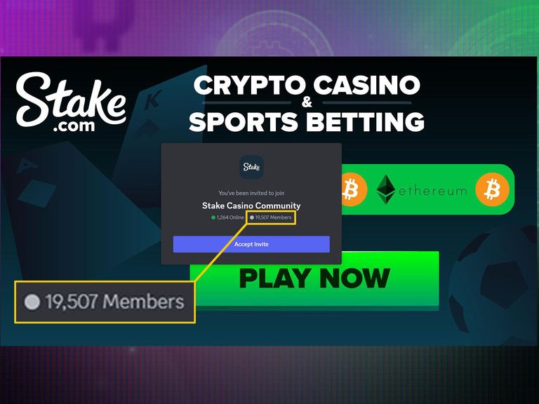 This Discord group used Stake.com branding despite having no links to the company. There is no suggestion the casino condoned this group.