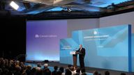 Newly elected British Prime Minister Boris Johnson speaks during the Conservative Leadership announcement